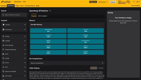 Speedway Betting Sites in UK .